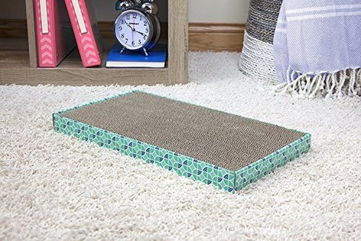 Corrugate Cat Scratch Pad, Cat Non-Stick Litter Scoop, Cat Litter Mats, Cat Litter Box Kit 2 Count (Pack of 1)