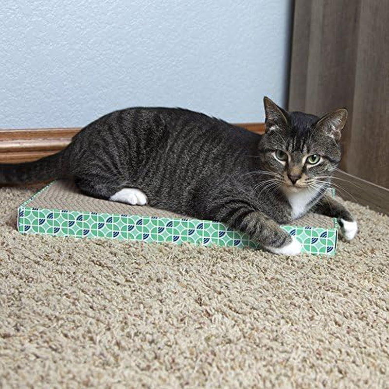 Corrugate Cat Scratch Pad, Cat Non-Stick Litter Scoop, Cat Litter Mats, Cat Litter Box Kit 2 Count (Pack of 1)